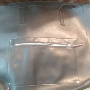 Faux Leather Tote